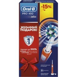 Электрическая зубная щетка Braun Oral-B PRO 450