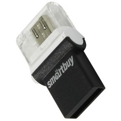 USB Flash (флешка) SmartBuy OTG Poko 16Gb (черный)