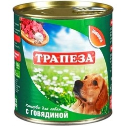 Корм для собак Trapeza Adult Canned with Beef 0.75 kg
