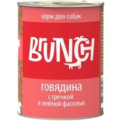 Корм для собак Brunch Adult Canned with Beef/Buckwheat/Beans 0.34 kg