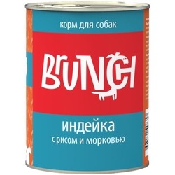 Корм для собак Brunch Adult Canned with Turkey/Rice/Carrot 0.34 kg