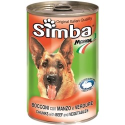 Корм для собак Monge Simba Adult Canned with Beef/Vegetable 1.23 kg