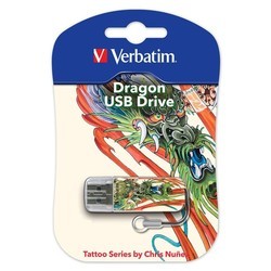 USB Flash (флешка) Verbatim Mini Tattoo Dragon