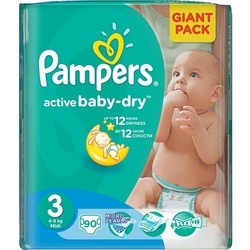 Подгузники Pampers Active Baby-Dry 3 / 54 pcs