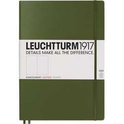 Блокноты Leuchtturm1917 Dots Master Slim Green