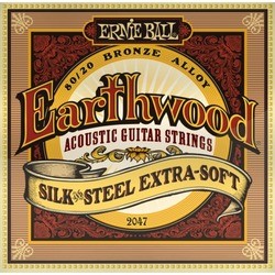 Струны Ernie Ball Earthwood 80/20 Bronze Silk 10-50