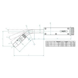 Газовая лампа / резак EWM AMT551W 22° 5m M9