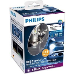Автолампа Philips X-treme Ultinon LED H4 6000K 2pcs