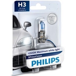 Автолампа Philips WhiteVision H8 1pcs