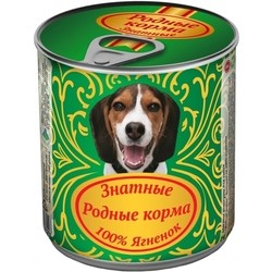 Корм для собак Rodnye Korma Adull Canned with Lamb 0.34 kg