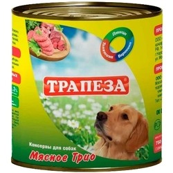 Корм для собак Trapeza Adult Canned with Meat Trio 0.75 kg