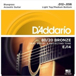 Струны DAddario 80/20 Bronze 12-56