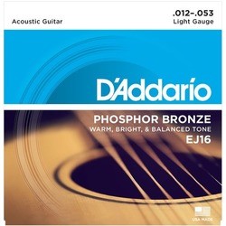 Струны DAddario Phosphor Bronze 12-53