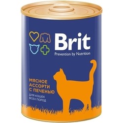 Корм для кошек Brit Premium Canned Cold Cuts with Liver 0.34 kg