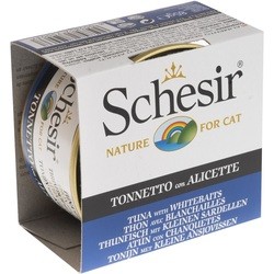 Корм для кошек Schesir Adult Canned Tuna/Whitebaits 0.085 kg