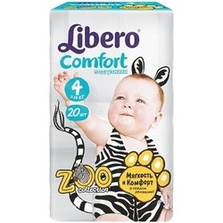 Подгузники Libero Comfort Zoo Collection 4 / 20 pcs