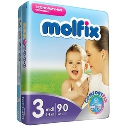 Подгузники Molfix Comfort Fix 3 / 90 pcs