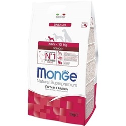 Корм для собак Monge Daily Senior Mini Chicken 3 kg