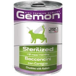 Корм для кошек Gemon Adult Canned Chunkies with Rabbit 0.415 kg