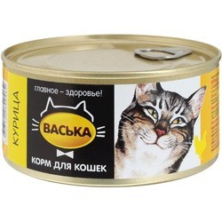 Корм для кошек Vaska Adult Cat Canned with Chicken/Seaweed 0.325 kg
