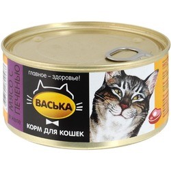Корм для кошек Vaska Adult Cat Canned with Meat/Liver 0.325 kg