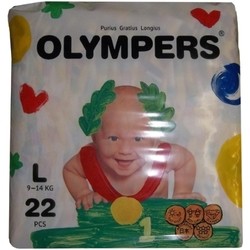 Подгузники Olympers Diapers L / 22 pcs