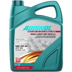 Моторное масло Addinol Giga Light MV0530 LL 5W-30 5L