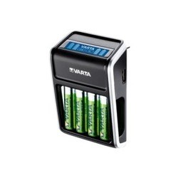 Зарядка аккумуляторных батареек Varta LCD Plug Charger + 4xAA 2100 mAh