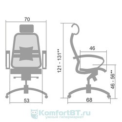 Компьютерное кресло Metta Samurai S-2 (белый)