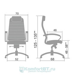 Компьютерное кресло Metta Samurai KL-1 (коричневый)