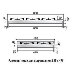 Варочная поверхность ILVE H39BCNV/X (медный)