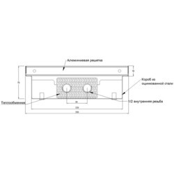 Радиаторы отопления iTermic ITTZG 090/1300/195