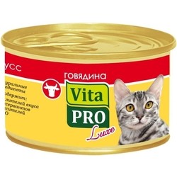 Корм для кошек VitaPro Luxe Adult Canned Beef Mousse 0.085 kg