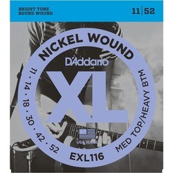 Струны DAddario XL Nickel Wound 11-52