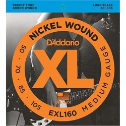 Струны DAddario XL Nickel Wound Bass 50-105