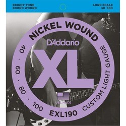 Струны DAddario XL Nickel Wound Bass 40-100