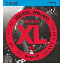 Струны DAddario XL Nickel Wound Bass 55-110