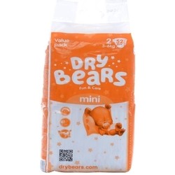 Подгузники Dry Bears Fun And Care 2 / 52 pcs