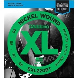 Струны DAddario XL Nickel Wound Bass Balanced 40-95