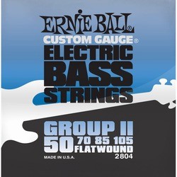 Струны Ernie Ball Flatwound Group II Bass 50-105
