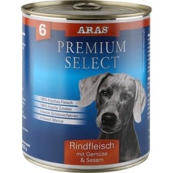 Корм для собак ARAS Premium Select Canned with Beef/Vegetable 0.82 kg