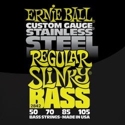 Струны Ernie Ball Slinky Stainless Steel Bass 50-105