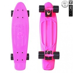 Скейтборд Y-Scoo Fishskateboard 22 (розовый)