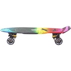 Скейтборд Y-Scoo Fishskateboard Print 22 (желтый)