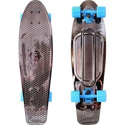 Скейтборд Y-Scoo Big Fishskateboard Metallic 27 (черный)