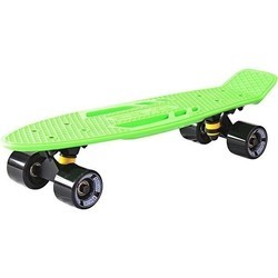 Скейтборд Y-Scoo Skateboard Fishbone 22 (зеленый)