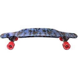 Скейтборд Y-Scoo Longboard Shark TIR 31 (синий)
