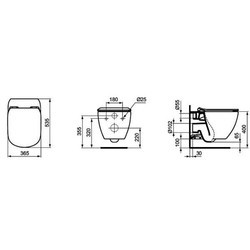 Унитаз Ideal Standard Tesi T007901