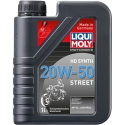 Моторное масло Liqui Moly Motorbike HD Synth Street 20W-50 1L