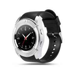 Носимый гаджет Smart Watch Smart V8 (серебристый)